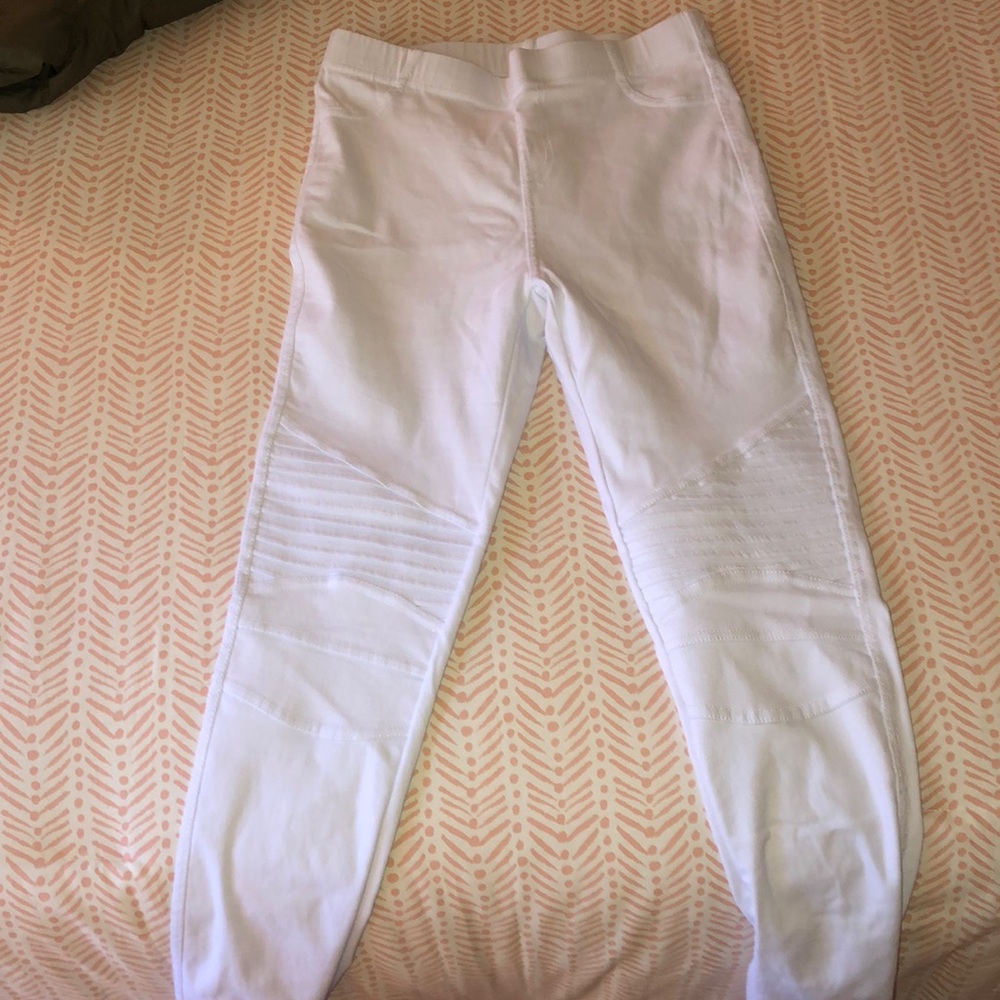 White jeggings